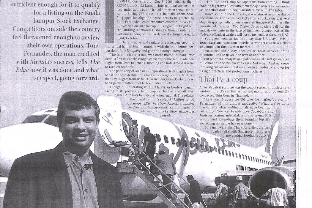 (2) The sky's the limit for airasia