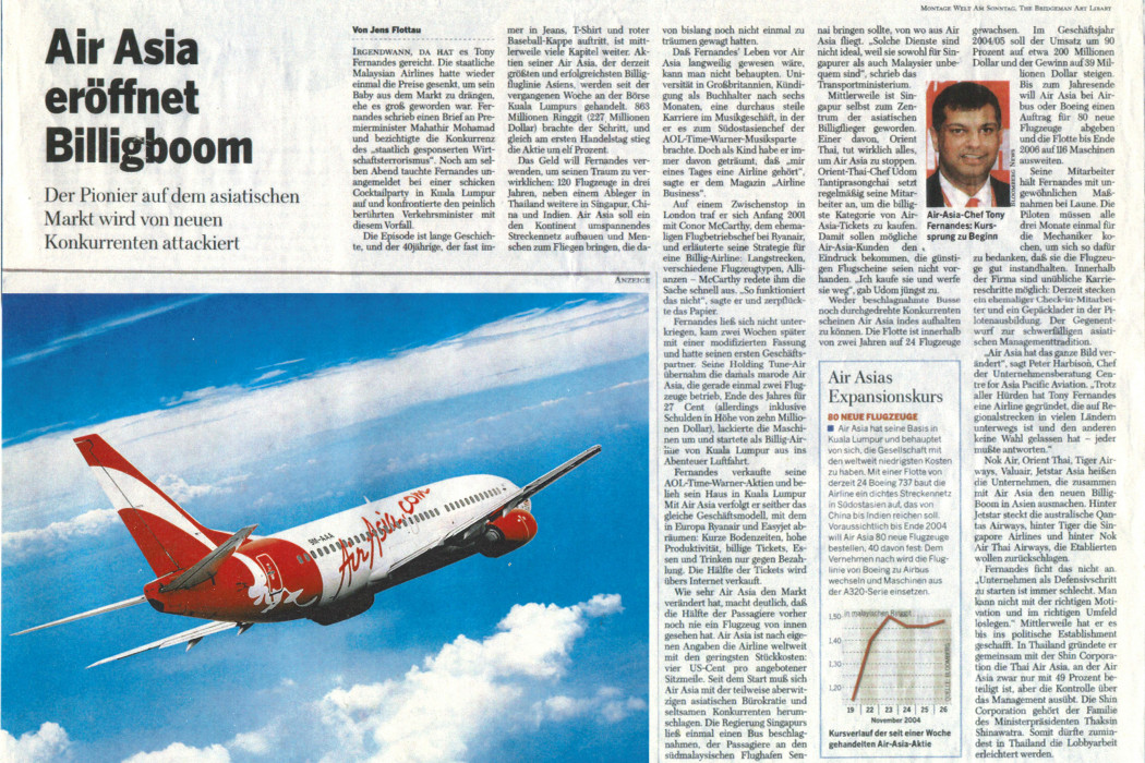 Air Asia Eröffnet Billigboom