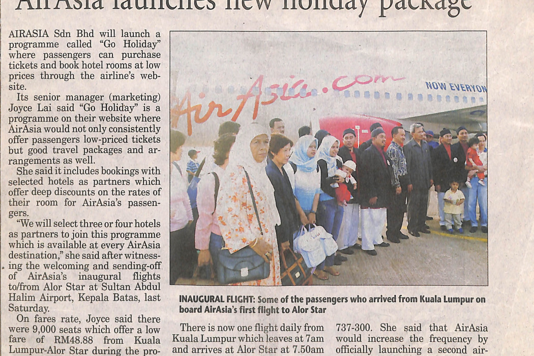 airasia launches new holiday package