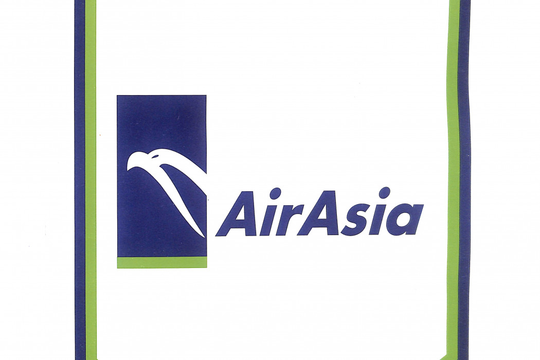airasia logo on bunting