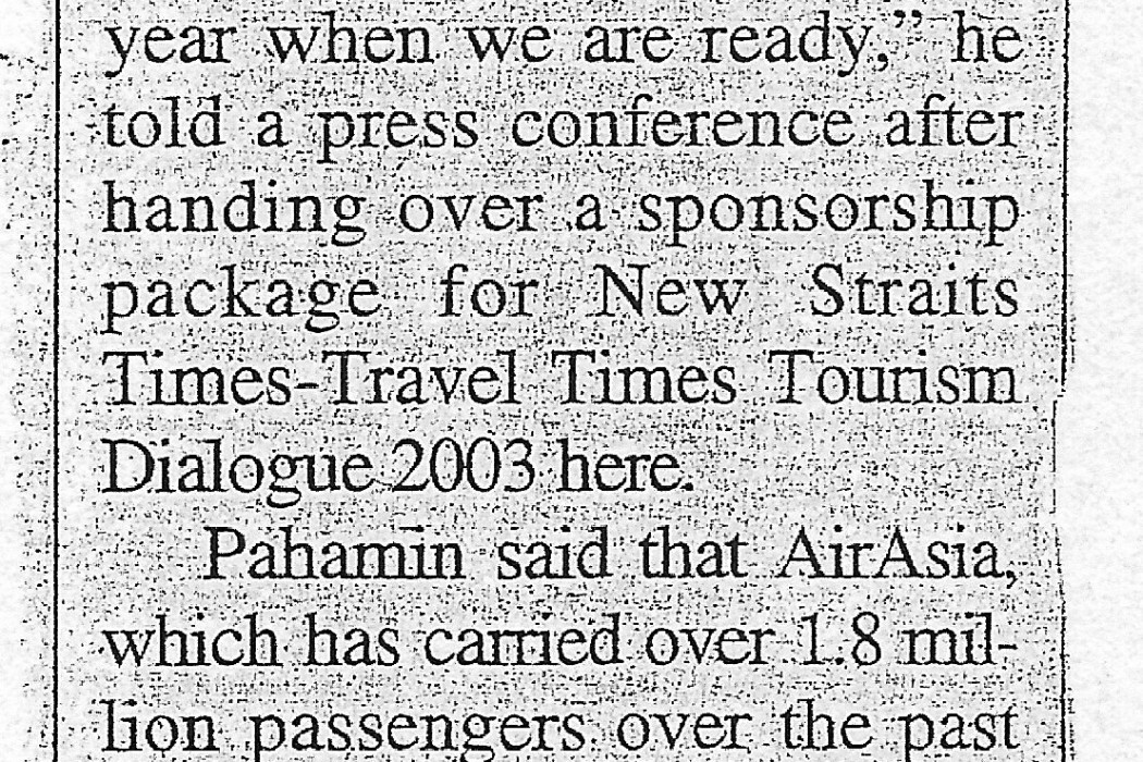 airasia may go regional in 2004