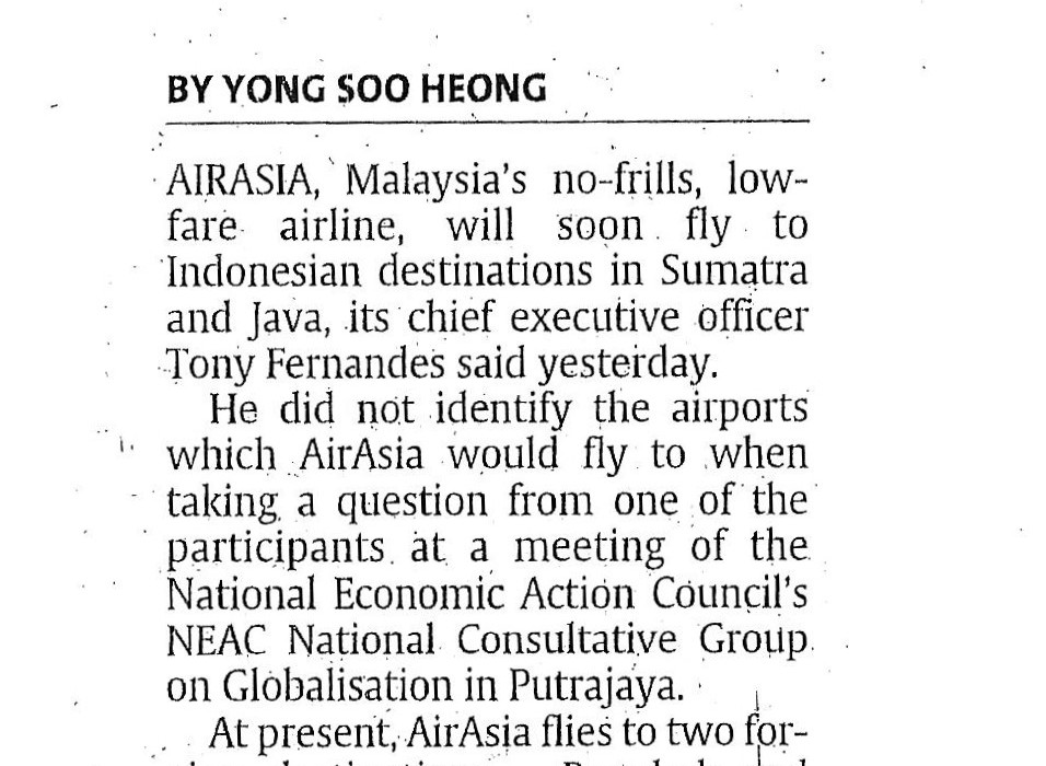 airasia set to fly to two Indonesian destinations