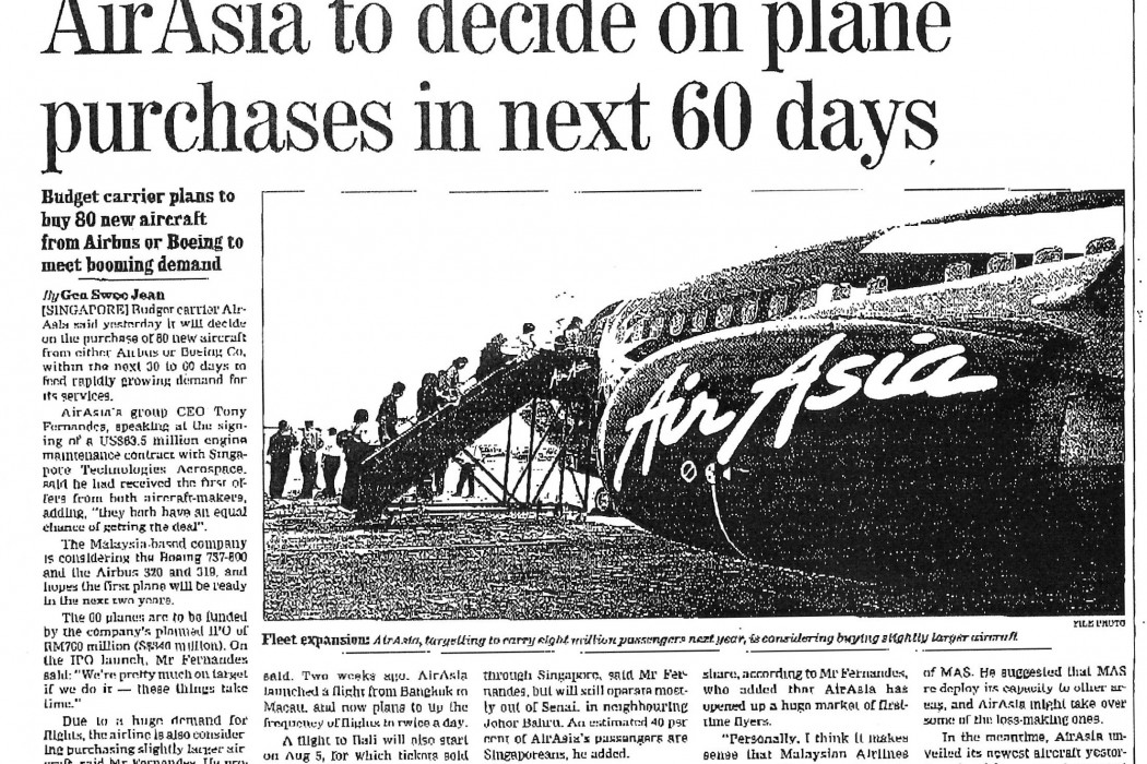 airasia to decide on plane purchases in next 60 days