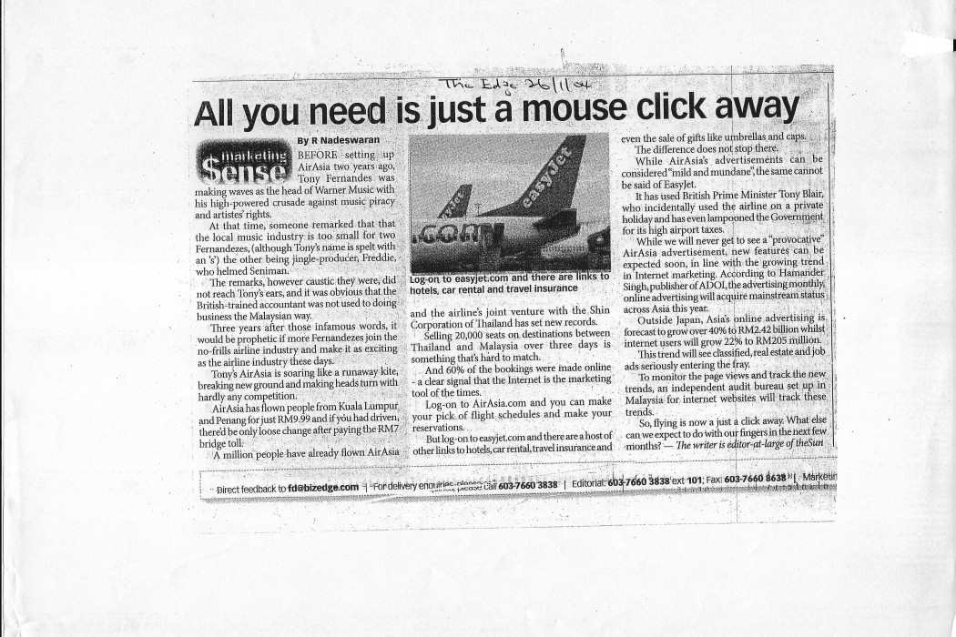All you need is just a mouse click away