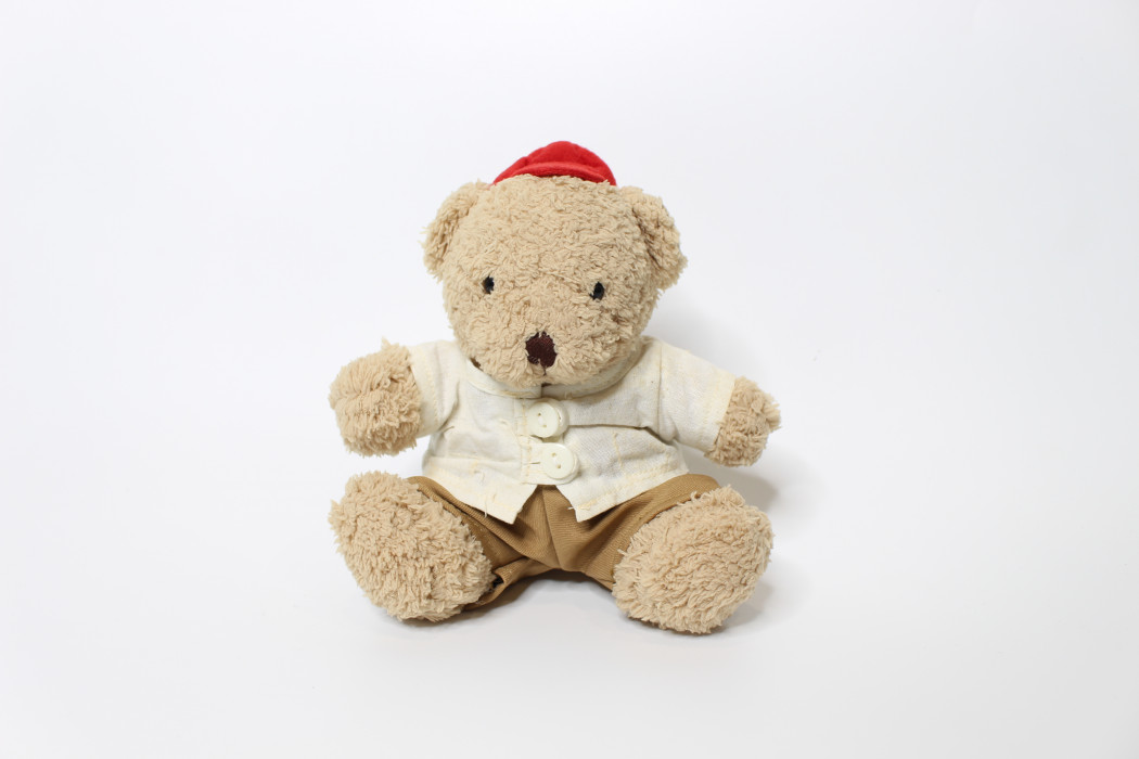 Brown teddy bear (Royal Flora Ratchaphruek 2011 uniform) (1)