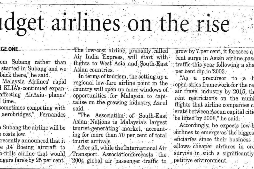 Malaysia wants to be hub for budget airlines - 02