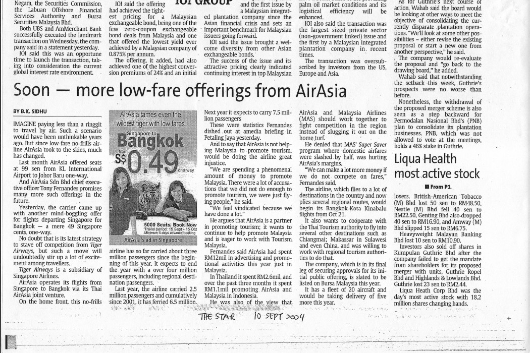 Soon - more low-fare offerings from airasia