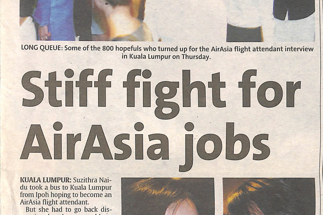Stiff fights for airasia jobs